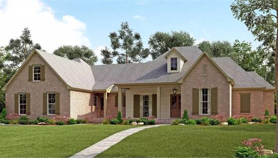 Charming French Country with Attached Garage