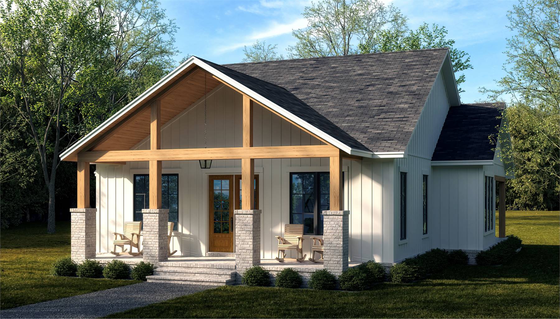 Charming Ranch with Timber Accents