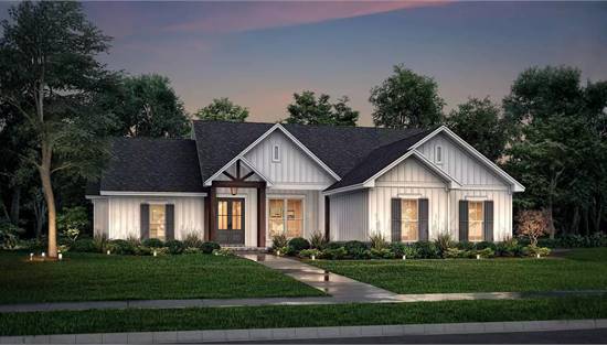 Stylish Farmhouse with Attached Garage