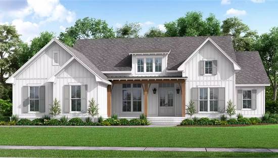 Stylish Farmhouse with Attached Garage