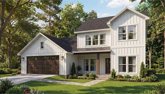 TImeless Farmhouse with Attached Garage