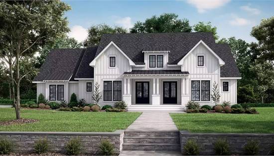 Stylish Farmhouse with Attached Garage