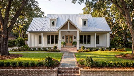 Stylish Farmhouse with Attached Garage