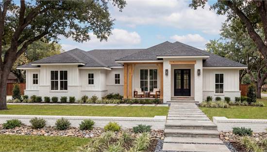Modern Ranch with Covered Porch
