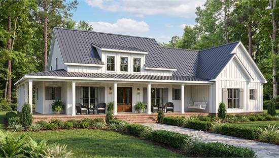 Beautiful Farmhouse Ranch with Wraparound Porch