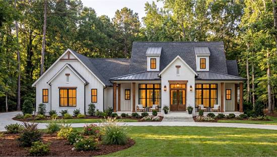 Stunning Modern Farmhouse with Attached Garage