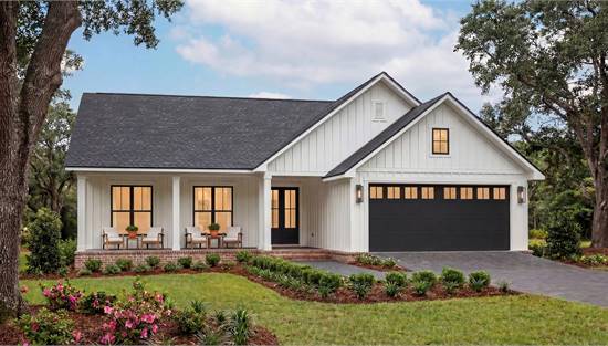 Stunning Modern Farmhouse with Attached Garage