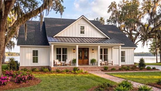 Astonishing Ranch with Covered Front Porch