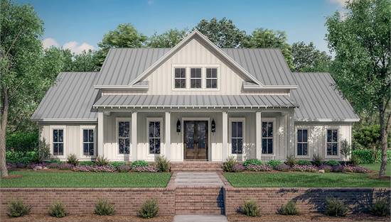 Bright Farmhouse with Large Front Covered Porch