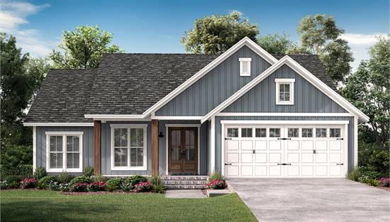 Traditional Country Ranch Façade