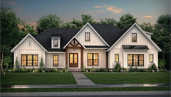 image of side entry garage house plan 7281