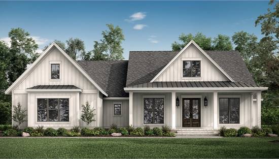 image of ranch house plan 8516