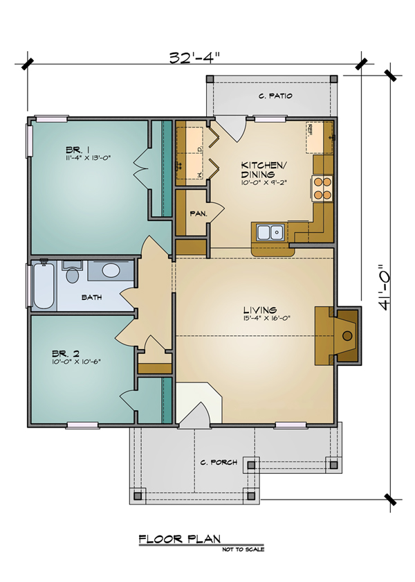 The Aiden 7105 - 2 Bedrooms and 1.5 Baths | The House ...