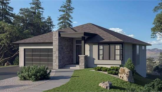 Beautiful Contemporary with Attached Garage