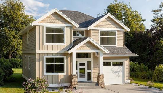 Traditional 2 Story Craftsman House