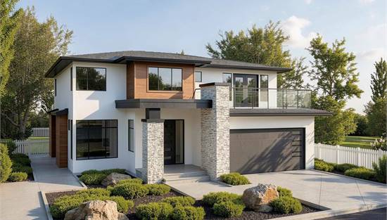 Contemporary 2 Story with High Curb Appeal