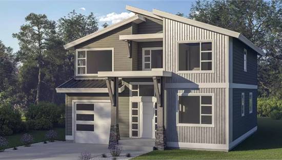 Beautiful Contemporary with Mixed Material Facade