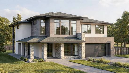 Stunning Contemporary with Attached Garage