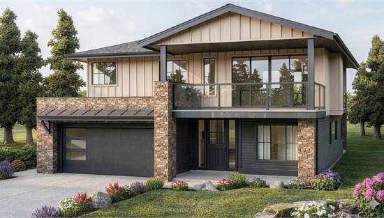 Stunning Contemporary with Attached Garage