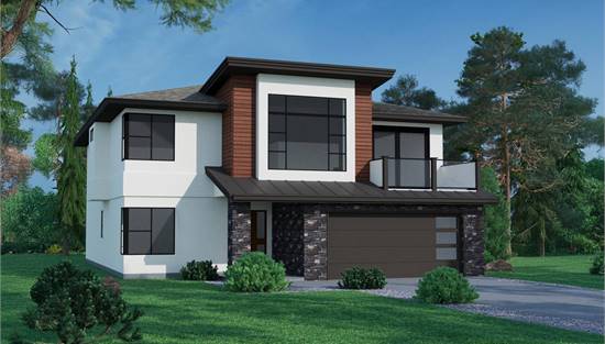 Striking Modern with Large Windows