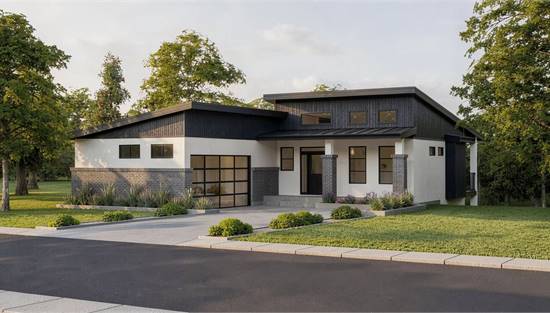 Stylish Contemporary with Attached Garage