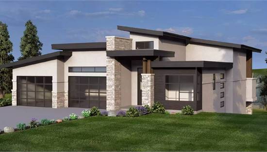Stylish Contemporary with Attached Garage