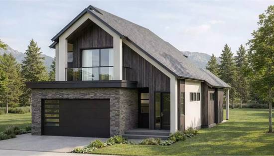 Stylish Contemporary with Attached Garage