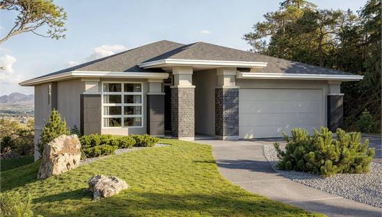 Stunning Modern House with Covered Entry