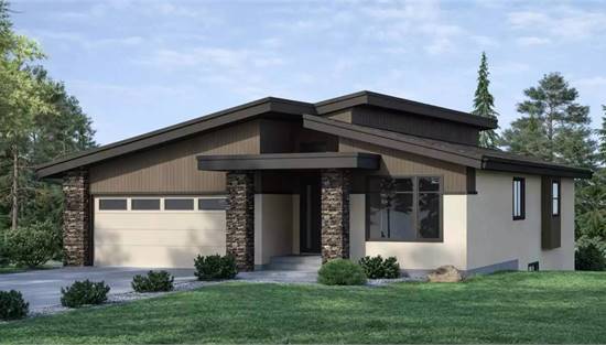 Stylish Contemporary with Attached Garage