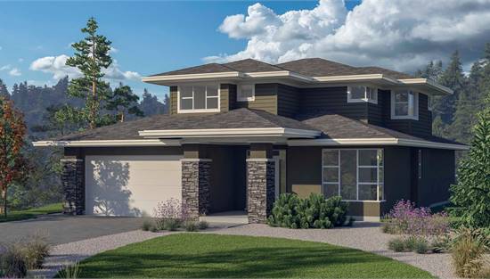 Contemporary with Open Floor Plan