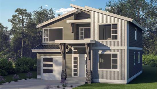 Beautiful Contemporary with Mixed Material Facade