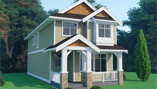 Traditional 2 Story with Cedar Shake Detailed Gables