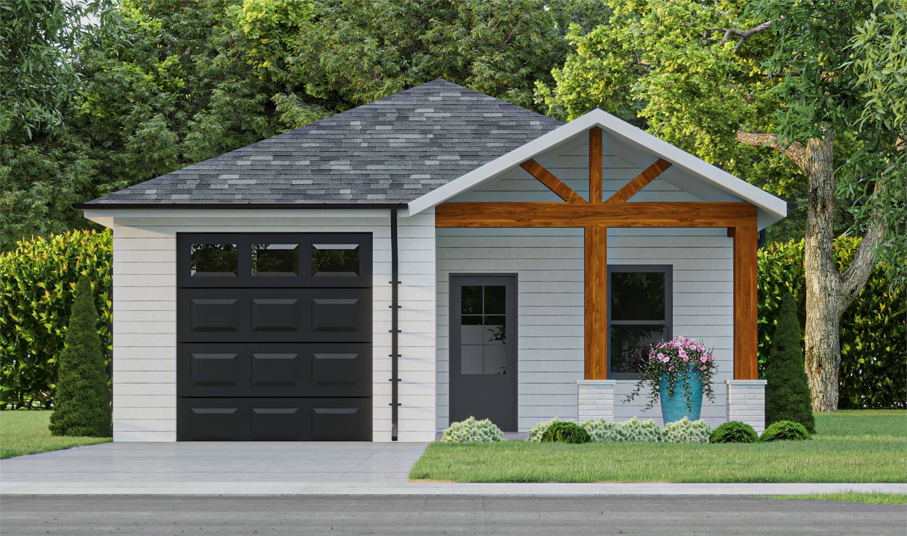 Affordable Farmhouse with Covered Front Porch