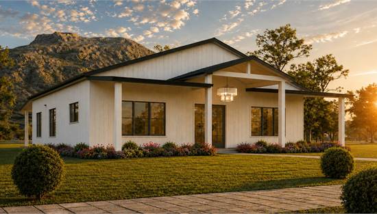 Stunning Ranch with Covered Front Porch
