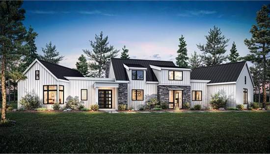 Stunning Modern Farmhouse with Attached Garage