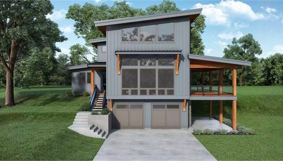 Stylish Contemporary with Attached Garage