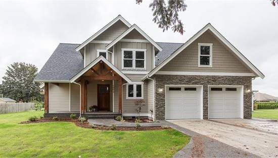 Beautiful Front View Featuring Stunning Roof Gables