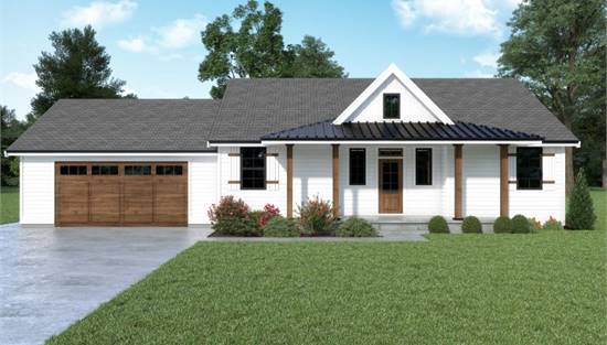 image of afforable modern farmhouse plan 8630