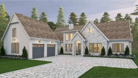 Stunning European with Attached Garage