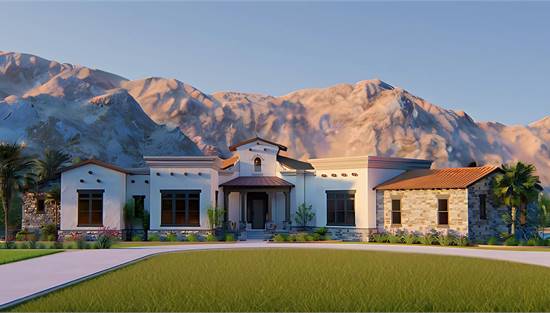 Stunning One Story Ranch with Tuscan Exterior