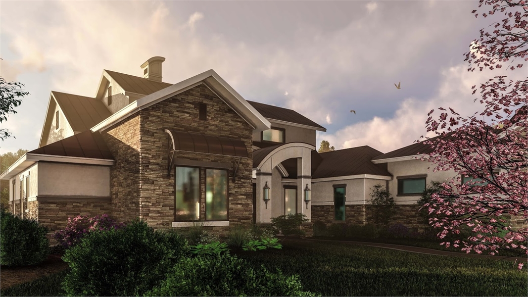 One Story European Style Home with 4 Bedrooms and 3 1 Baths One Story European Style Home with 4 Bedrooms and 3 1 Baths