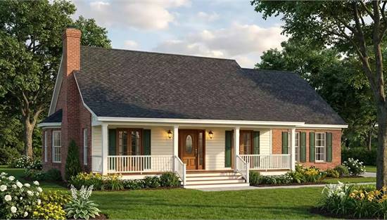 Stylish Ranch with Front Porch