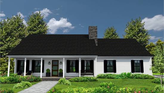 image of small ranch house plan 4309