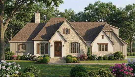 Stunning European with Attached Garage