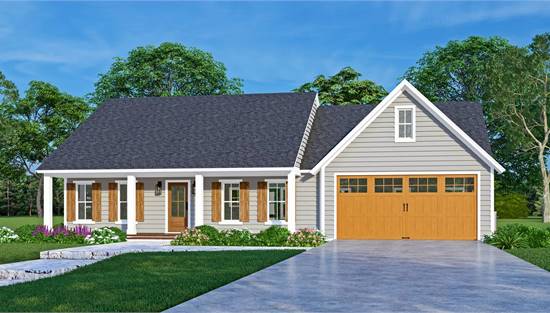 image of southern house plan 7487