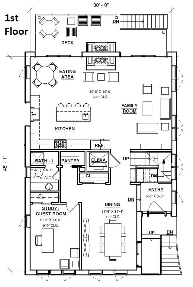 Story Narrow Lot House Plan, 3 Story Beach House Floor Plans