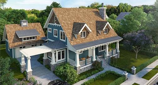 Cottage Craftsman  House  Plan  1953 Winter Park