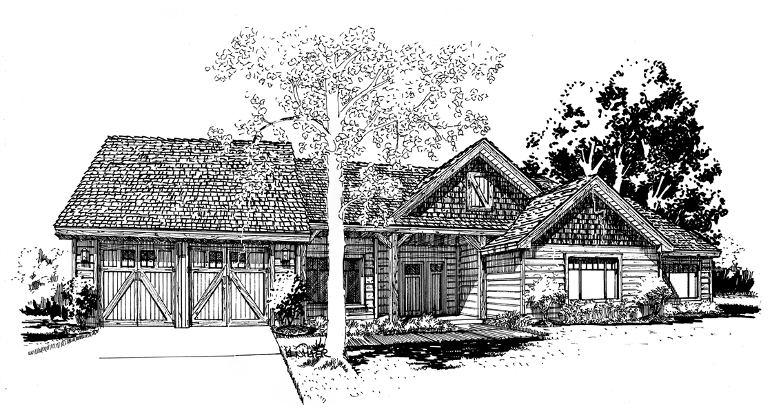 Affordable Country House Plan 6433 Cherokee 2