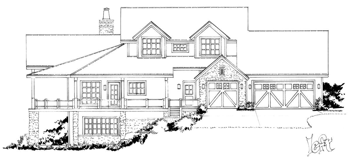 Luxury Farm House Style House Plan 7299 Heartland 7299
