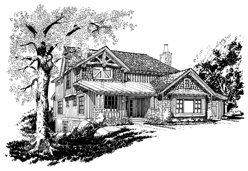 Rustic Mountain House Plan 3131 Fall River II 3131